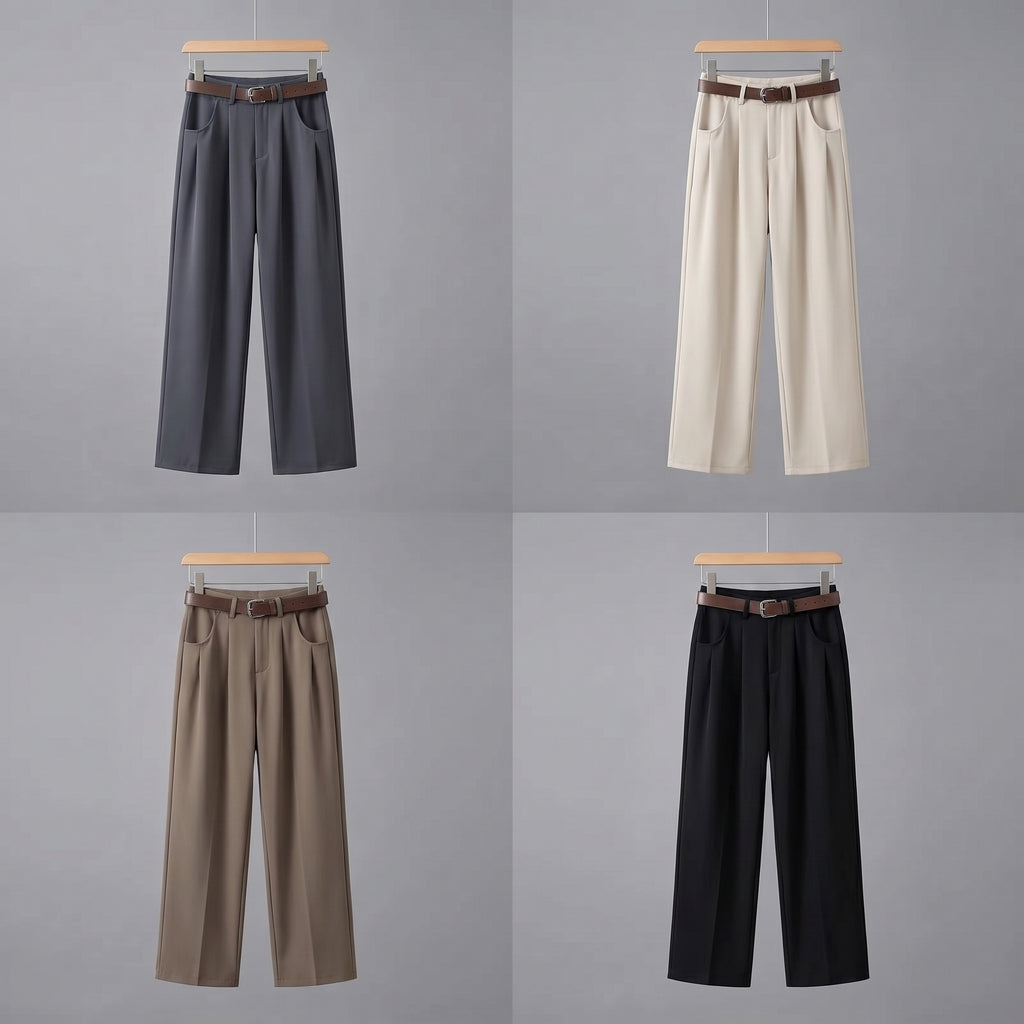 Pantalón Tailored de Cintura Alta