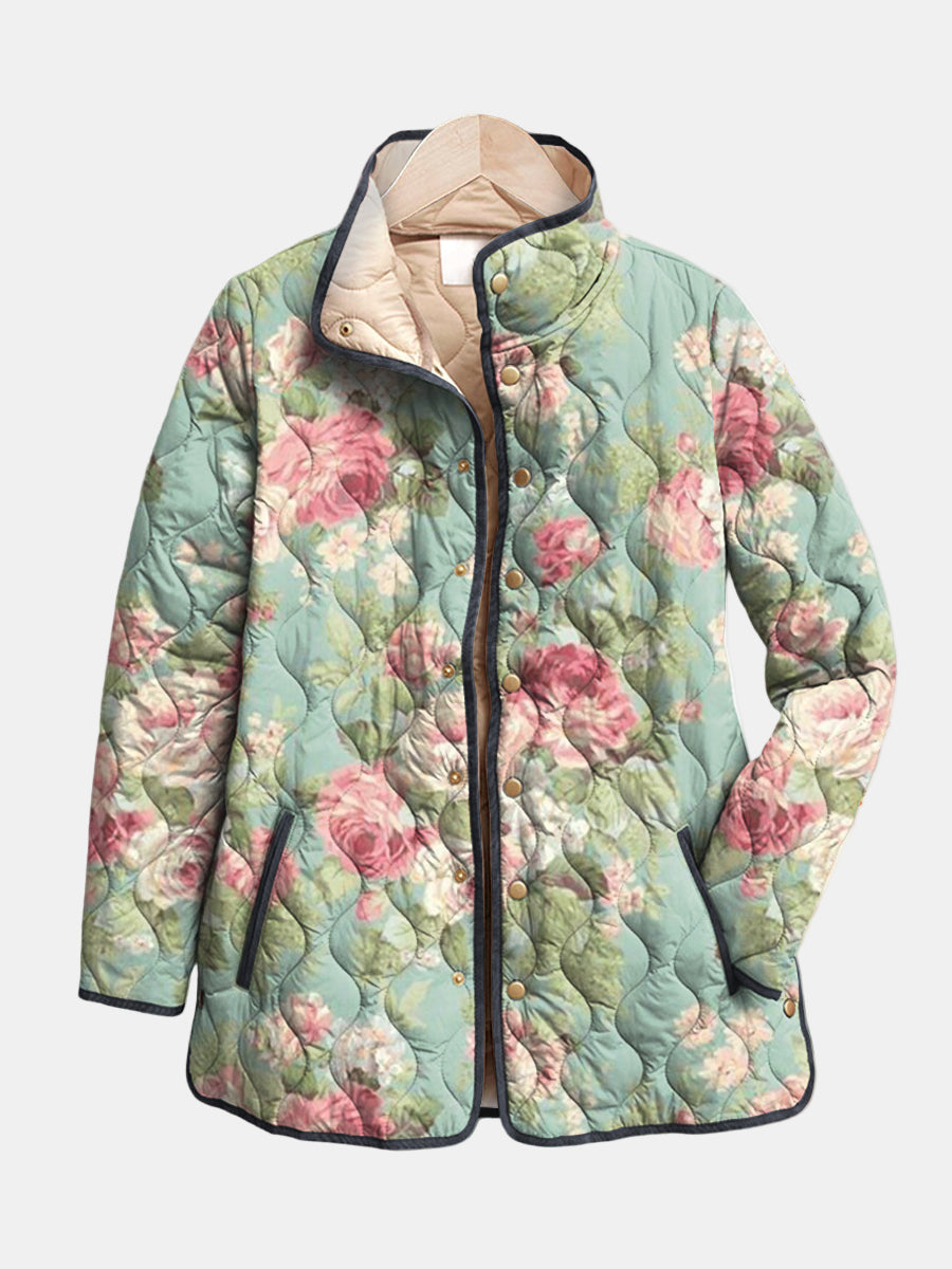 Chaqueta acolchada Rosas Antiguas Claire - Aukake