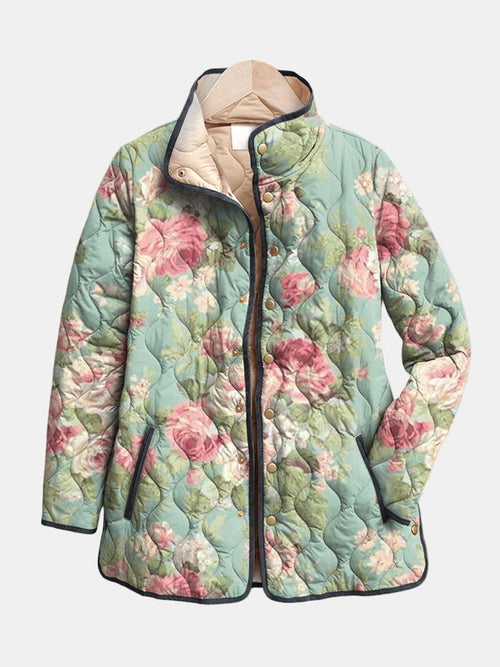 Chaqueta acolchada Rosas Antiguas Claire - Aukake