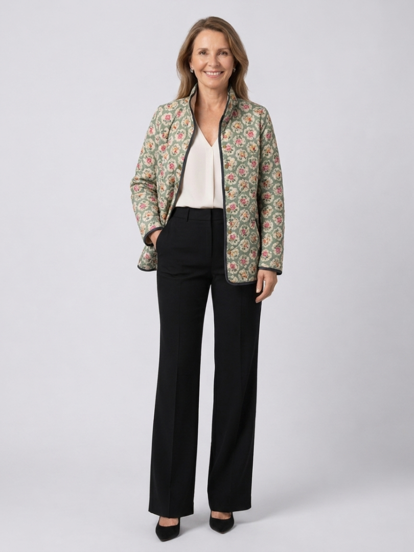 Chaqueta acolchada Tapiz Floral Amélie - Aukake