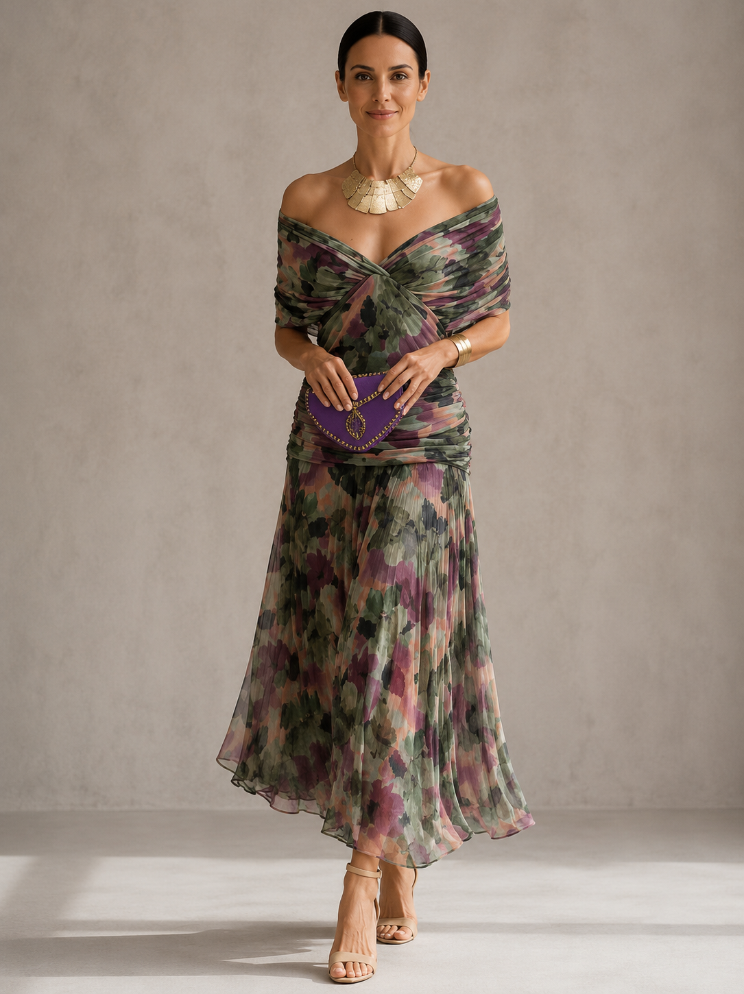 Hendrika | Vestido de noche color coral