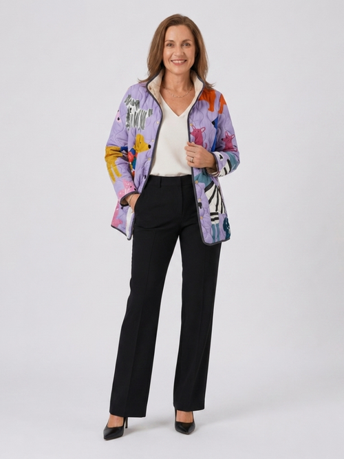 Chaqueta acolchada Perritos Michèle - Aukake