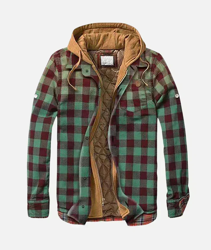 Chaqueta patchwork de cuadros Varel - Aukake