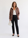 Chaqueta acolchada Damasco Ciruela Sophie - Aukake