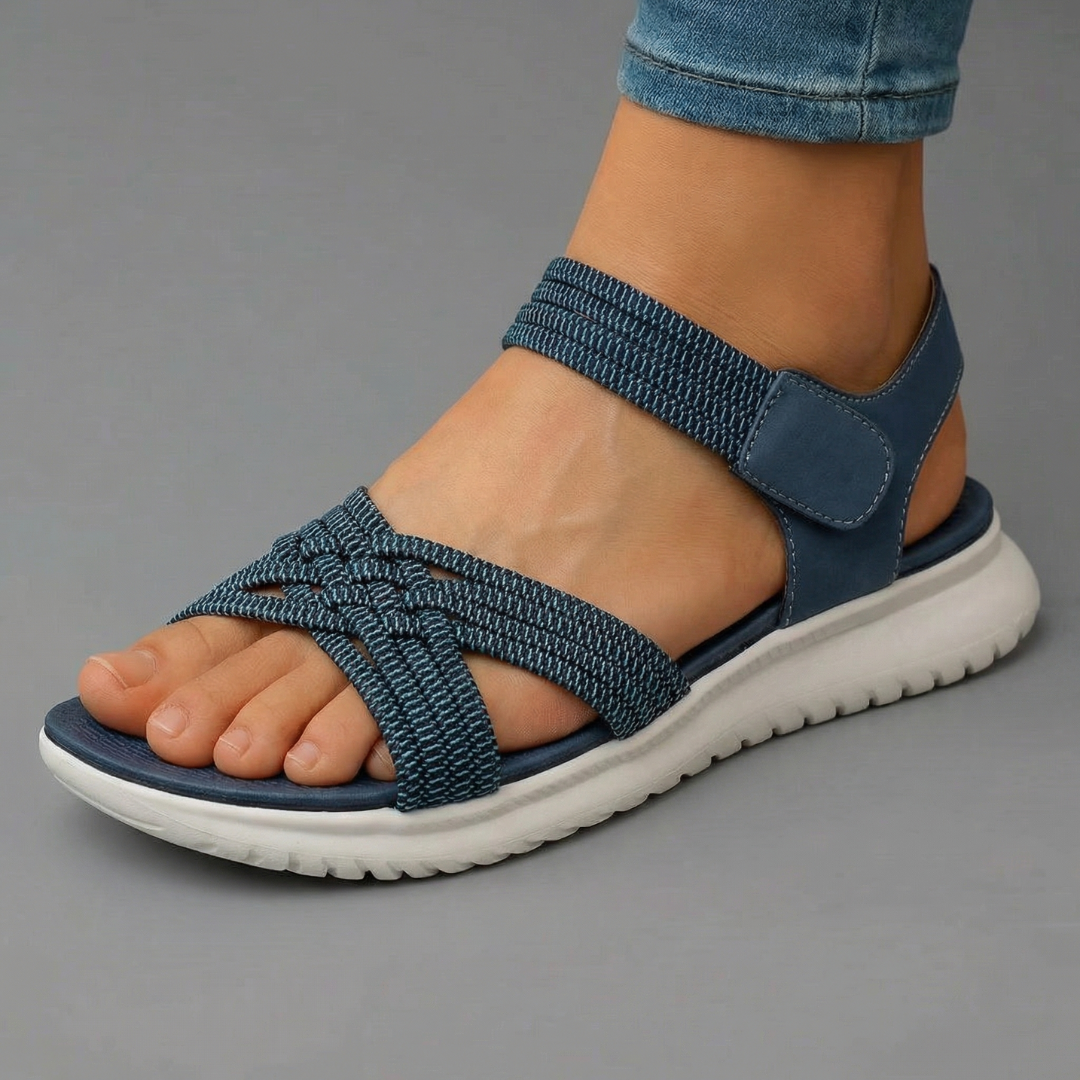 Sandalias ortopédicas de Cristina, ultracómodas