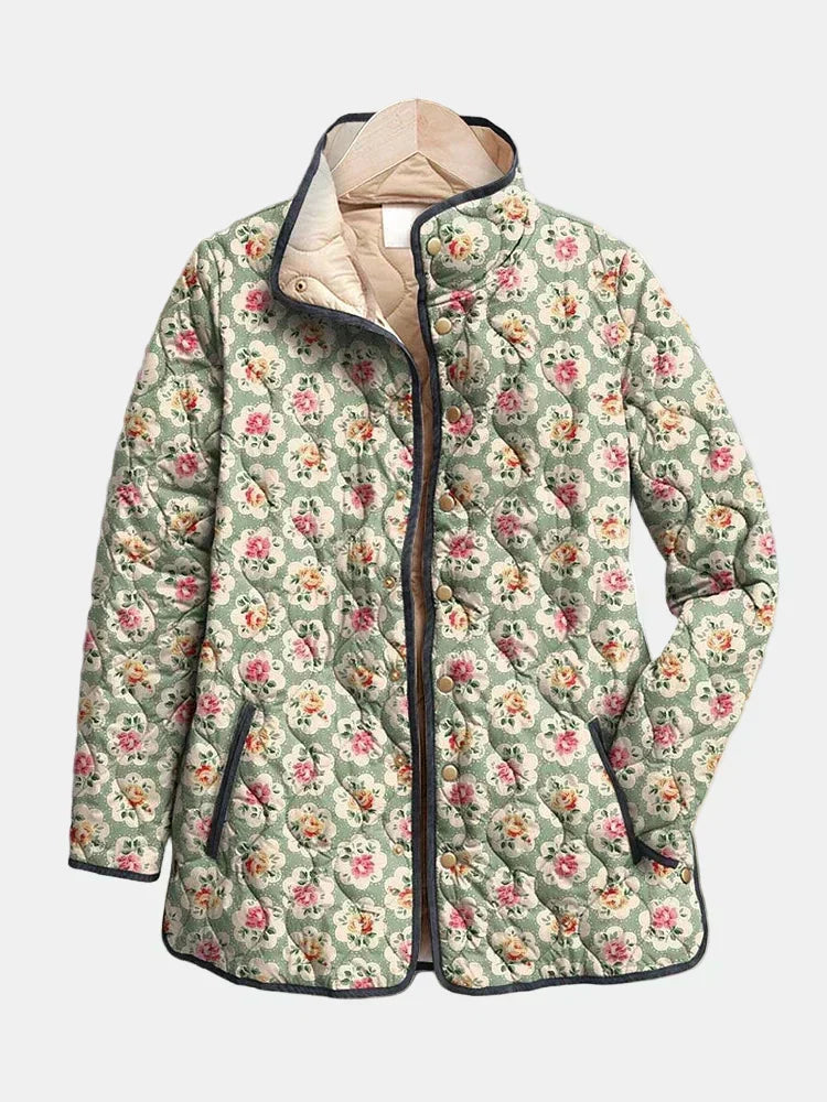 Chaqueta acolchada Tapiz Floral Amélie - Aukake