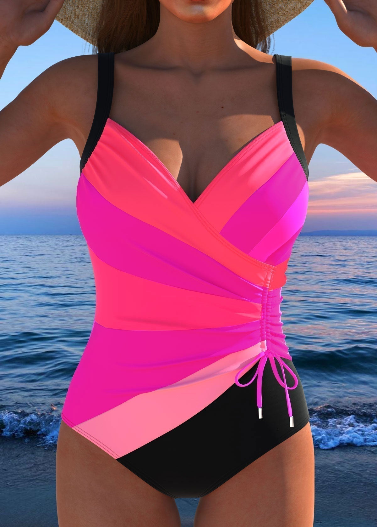 Eloria – Bañador elegante con estampado colorido