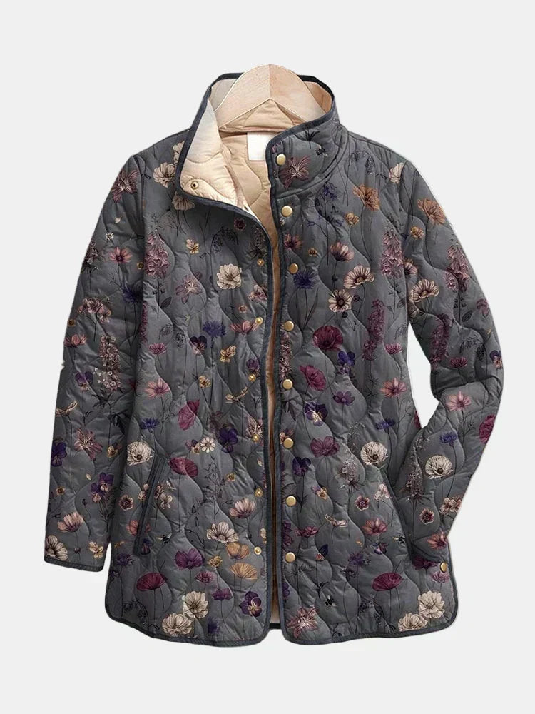 Chaqueta acolchada Flores Secas Nathalie - Aukake