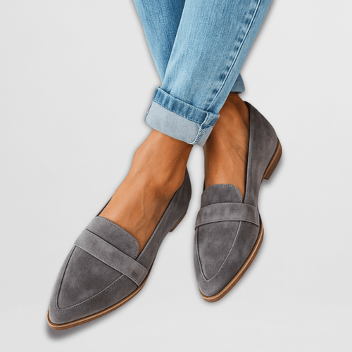 Brilara™ | Mocasines ortopédicos de ante suave