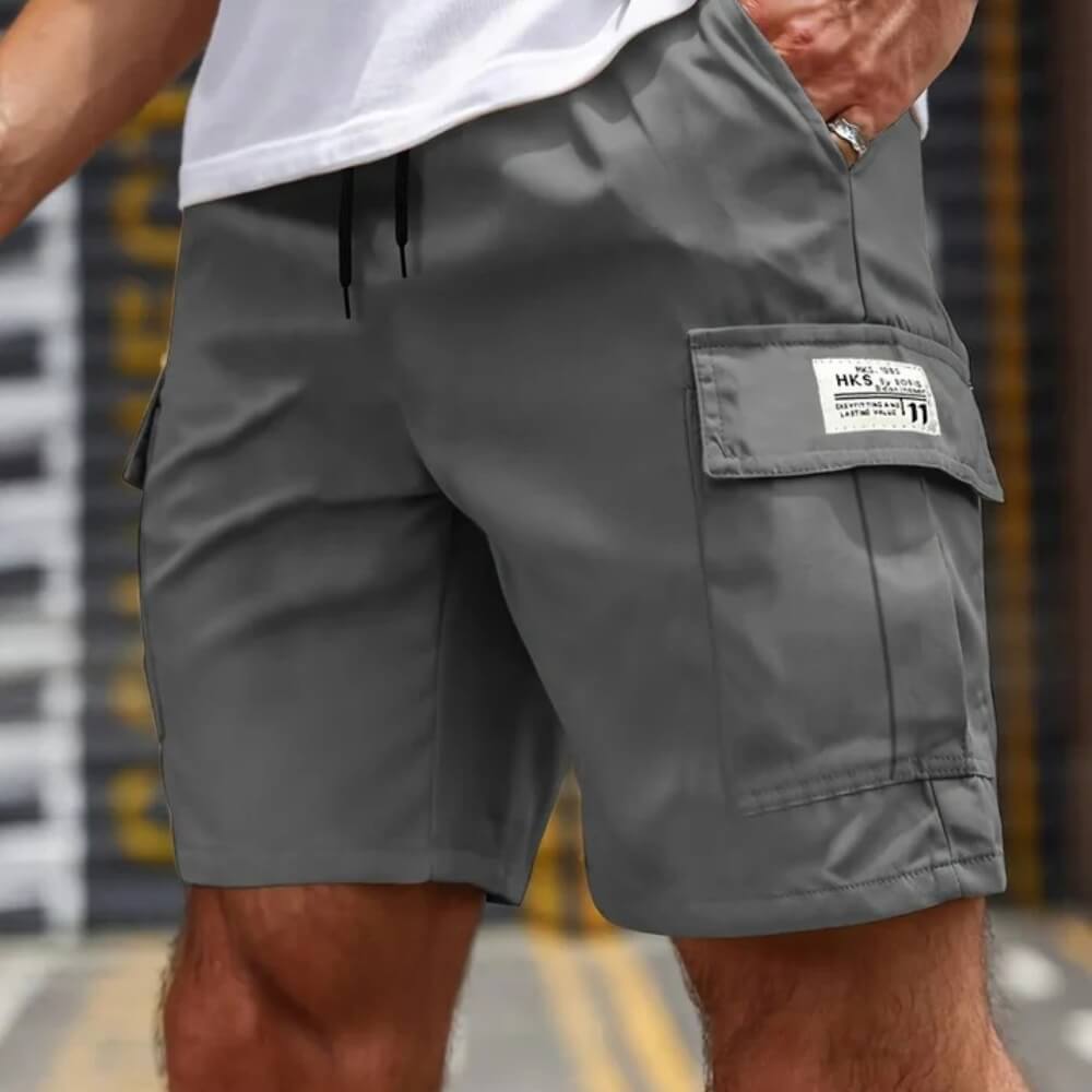 Hans | Pantalones cortos cargo holgados para hombre