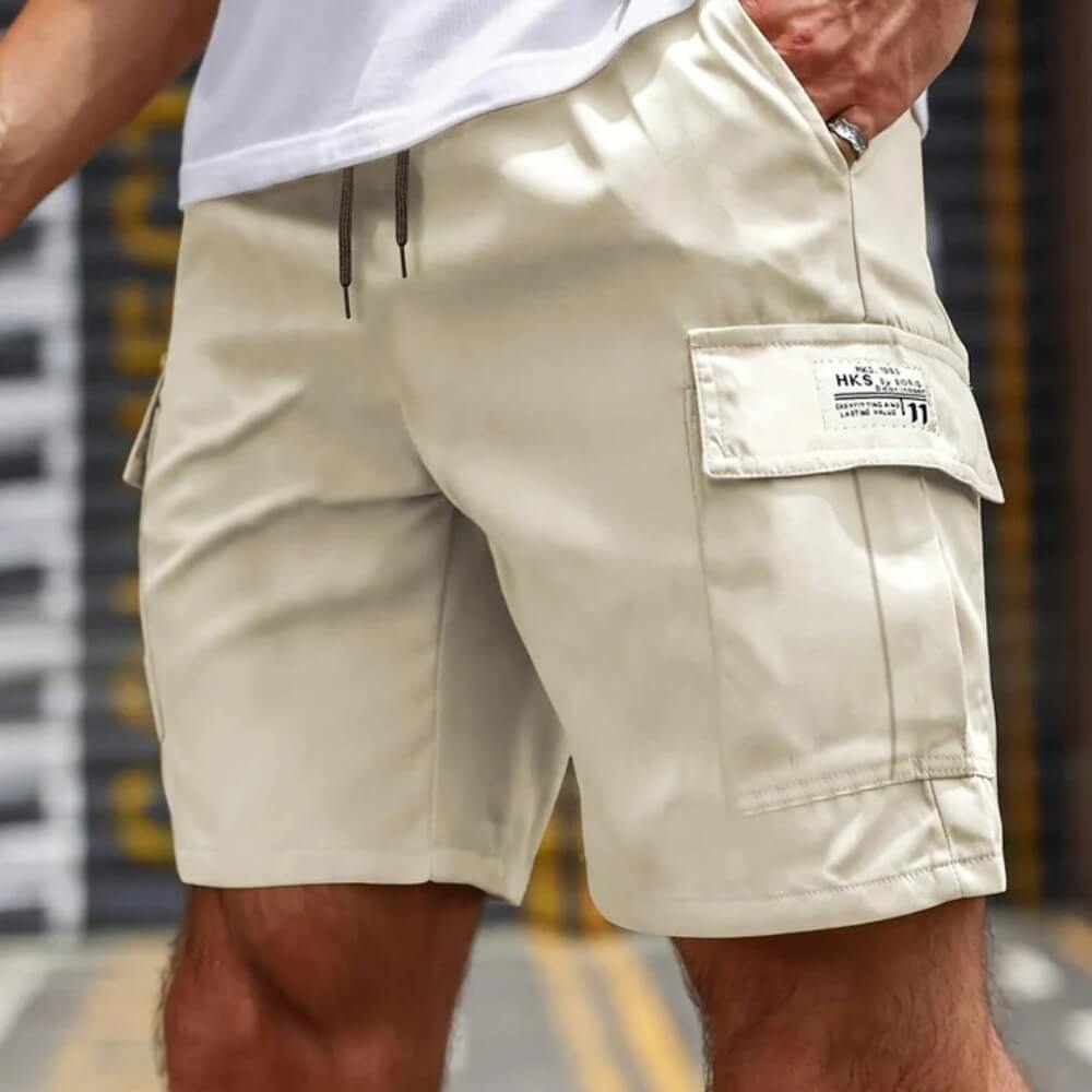 Hans | Pantalones cortos cargo holgados para hombre