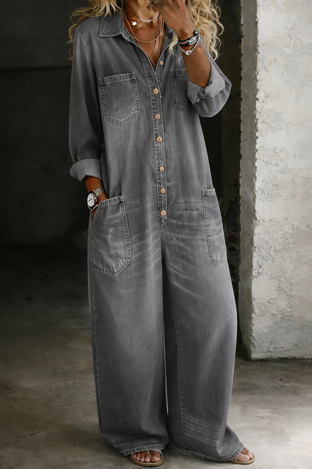 Lena | Peto vaquero cómodo y casual