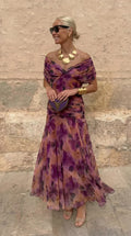 Hendrika | Vestido de noche color coral