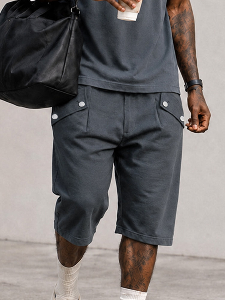 Conjunto deportivo de camiseta y pantalones cortos, muy cómodo