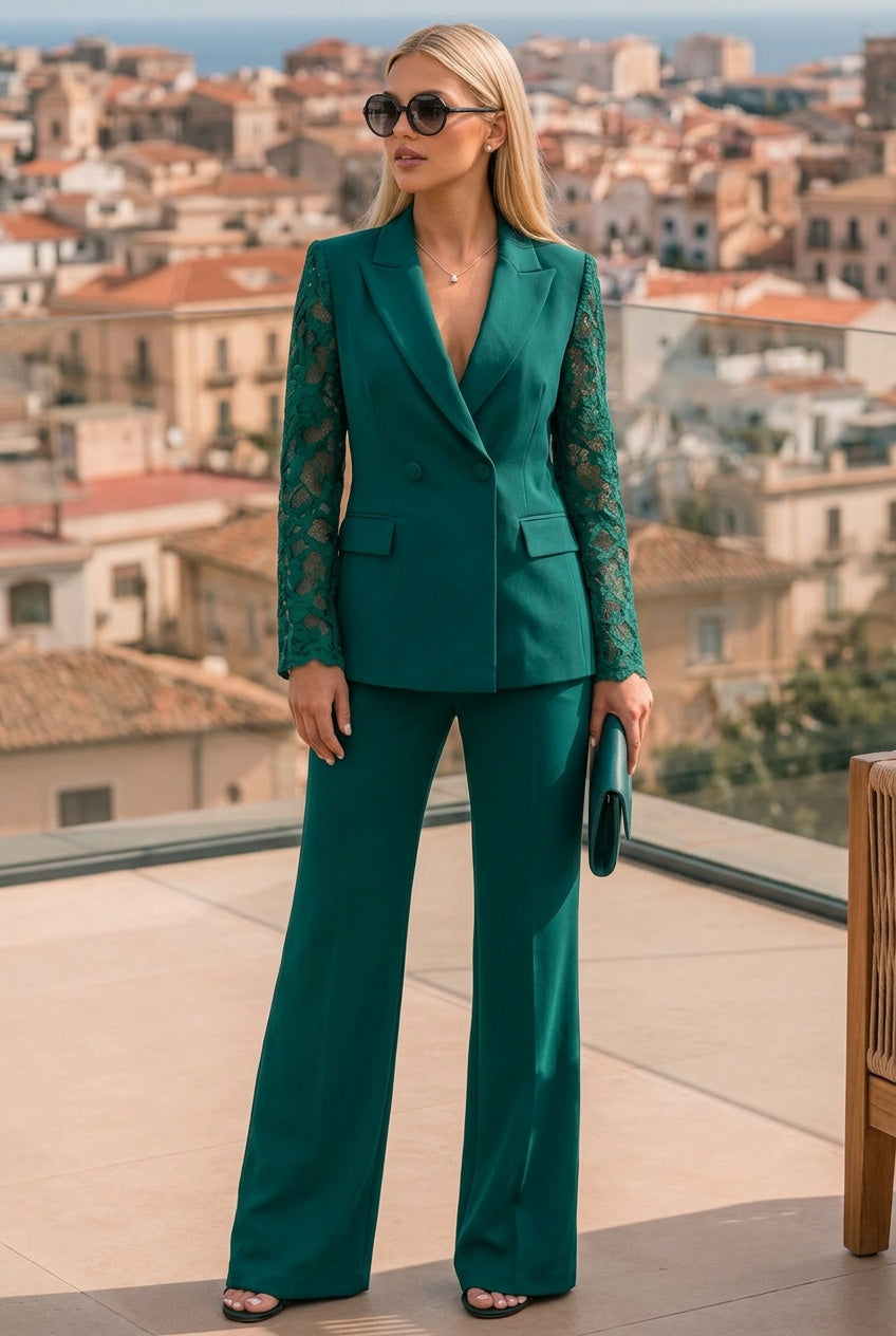 Conjunto de chaqueta y pantalón Manuela