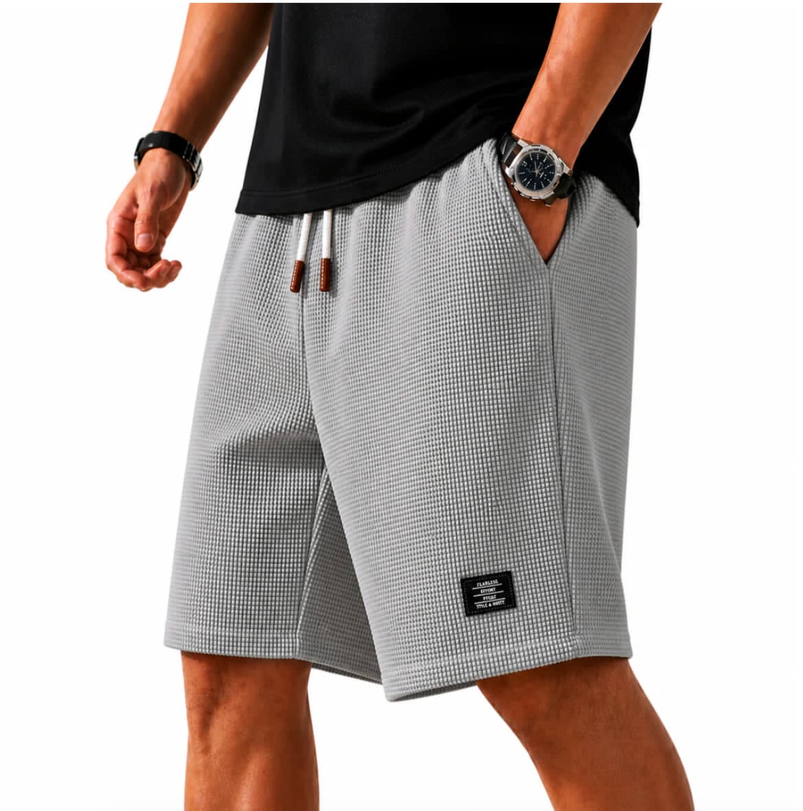 AUKAKE | BERMUDAS CAPRI WAFFLE