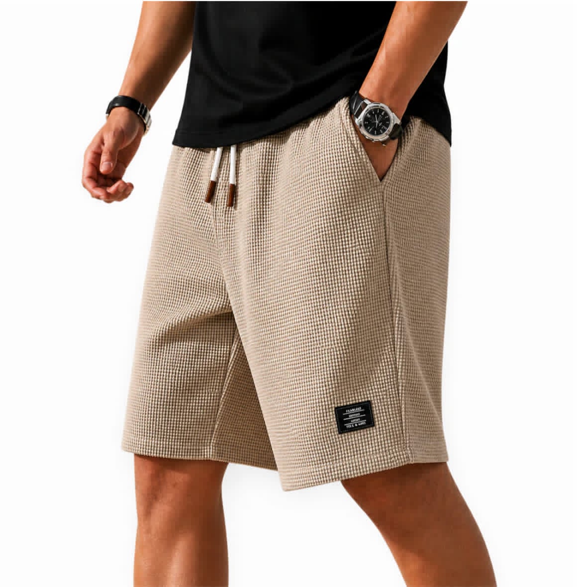 AUKAKE | BERMUDAS CAPRI WAFFLE