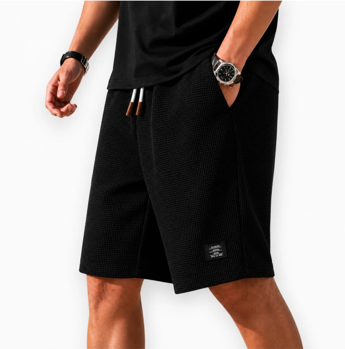 AUKAKE | BERMUDAS CAPRI WAFFLE