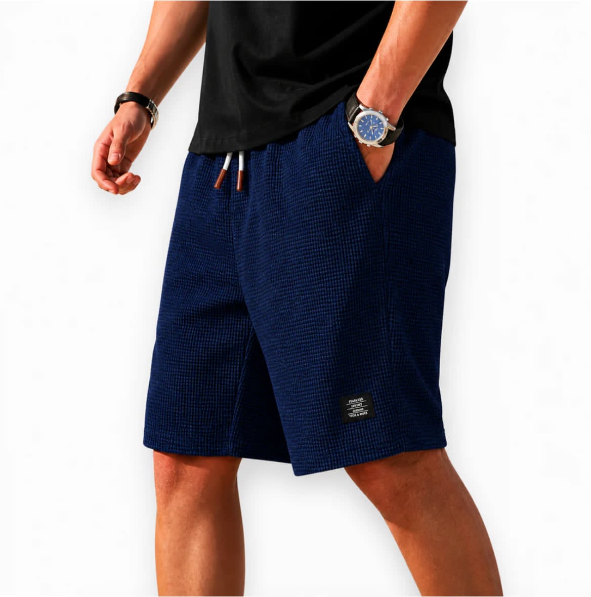 AUKAKE | BERMUDAS CAPRI WAFFLE