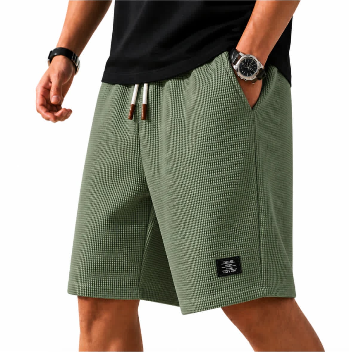 AUKAKE | BERMUDAS CAPRI WAFFLE