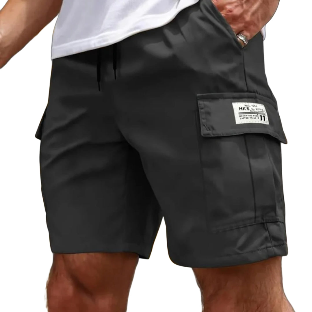 Hans | Pantalones cortos cargo holgados para hombre