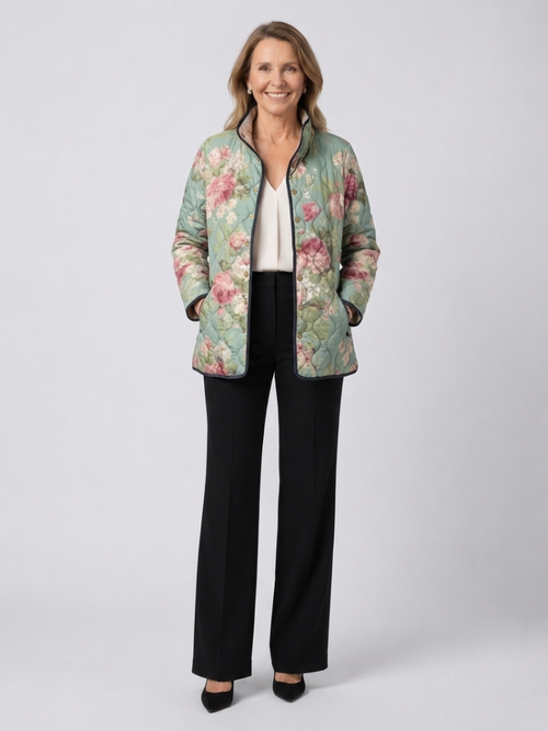 Chaqueta acolchada Rosas Antiguas Claire - Aukake