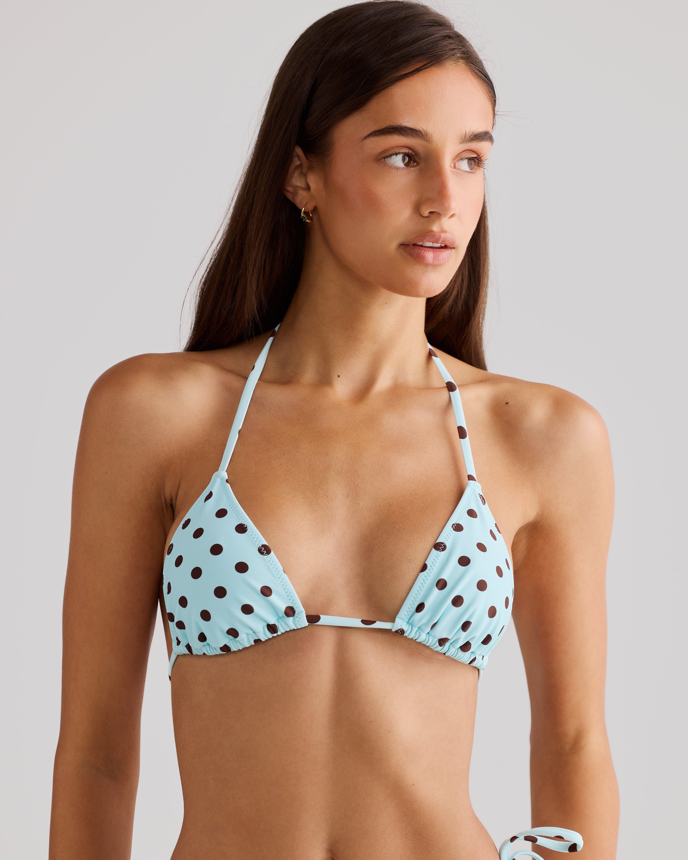 Conjunto Bikini - Rio Top Blue Polka