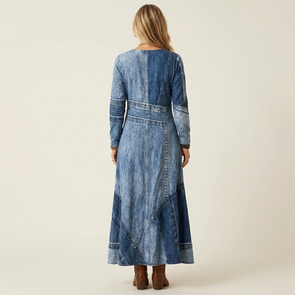 Adriana | Vestido midi vaquero vintage