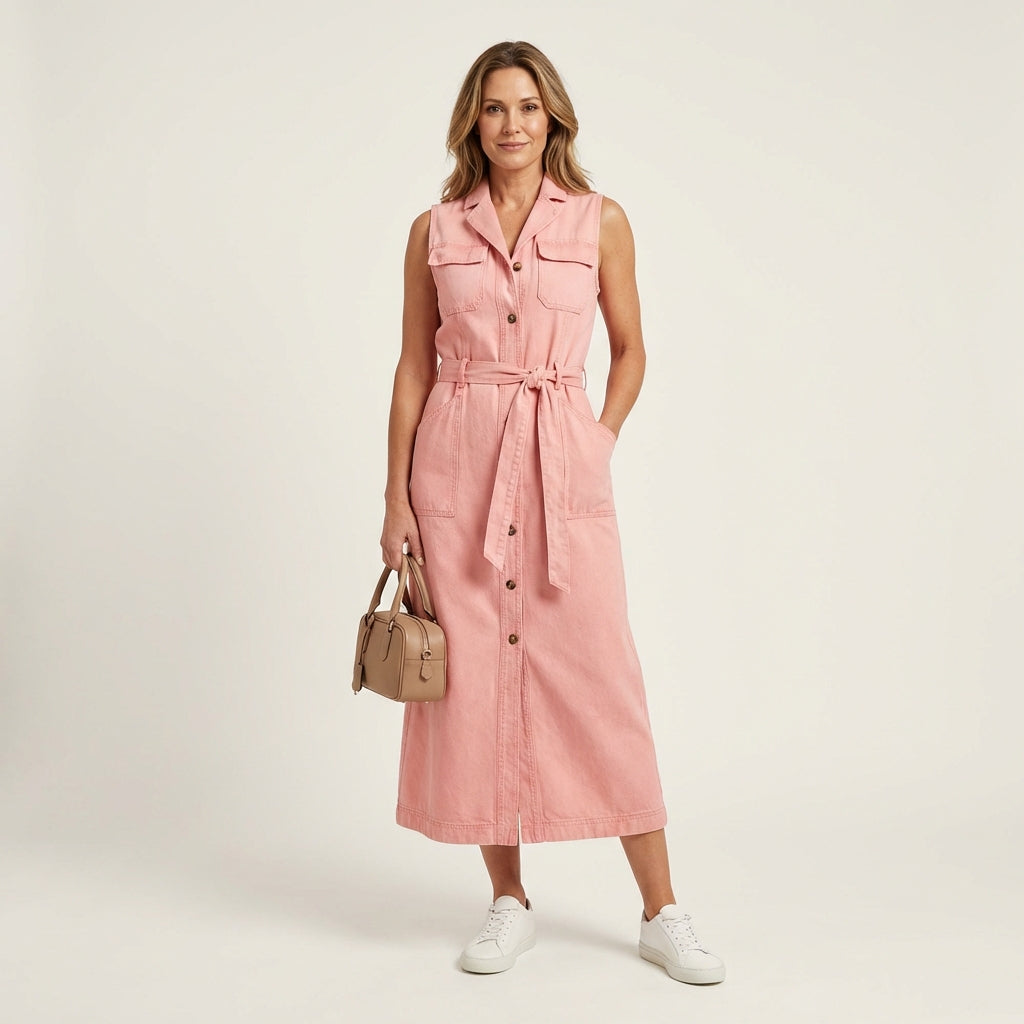 Georgina | Vestido maxi vaquero
