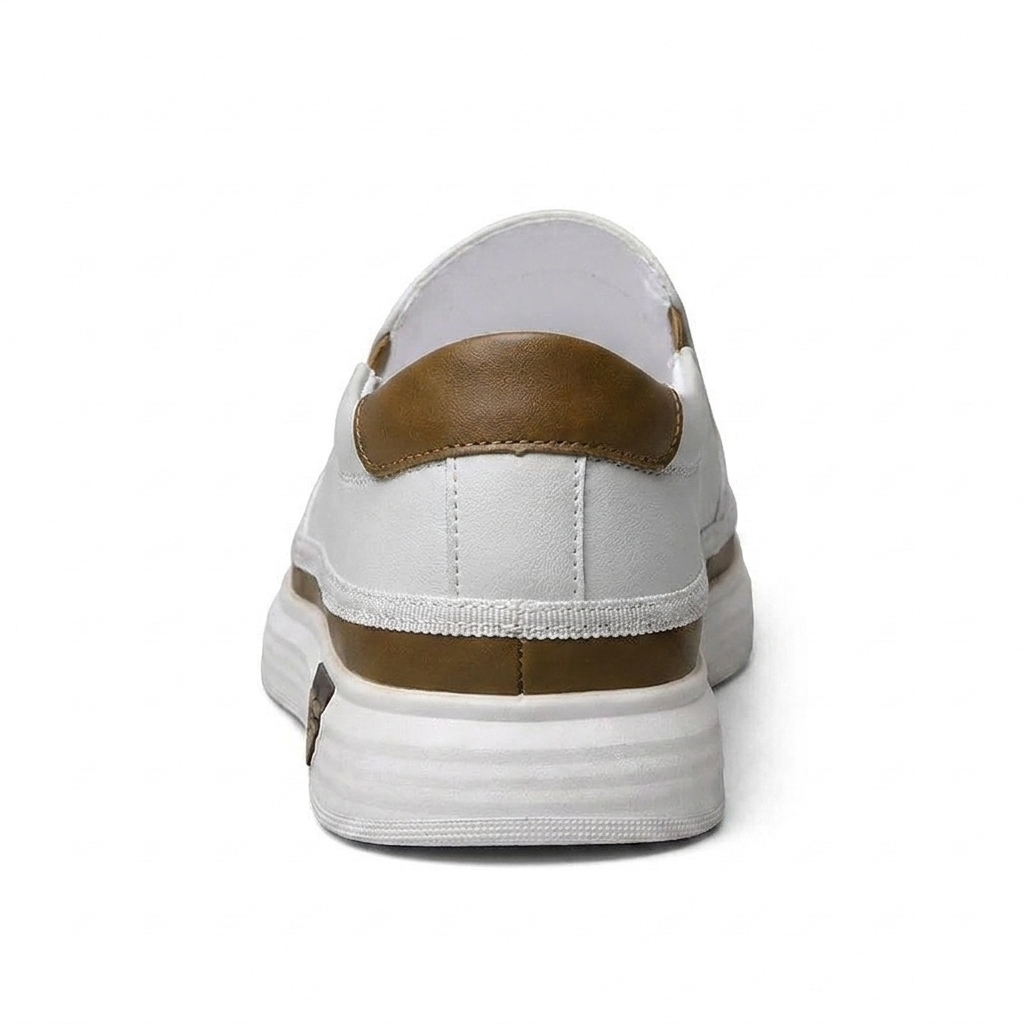 TURÍN – Zapatillas sin cordones de cuero para hombre