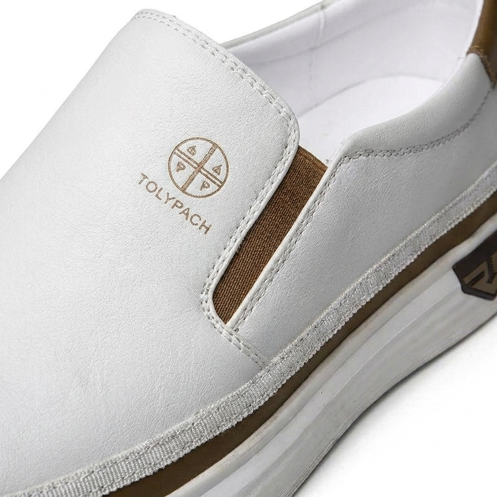 TURÍN – Zapatillas sin cordones de cuero para hombre