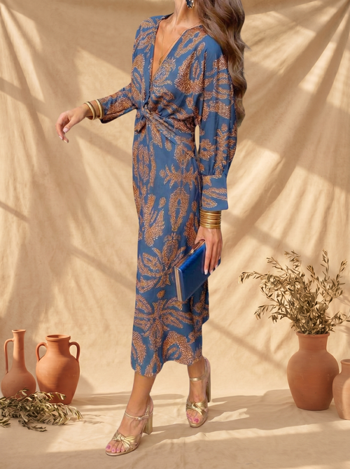 Celeste | Vestido midi