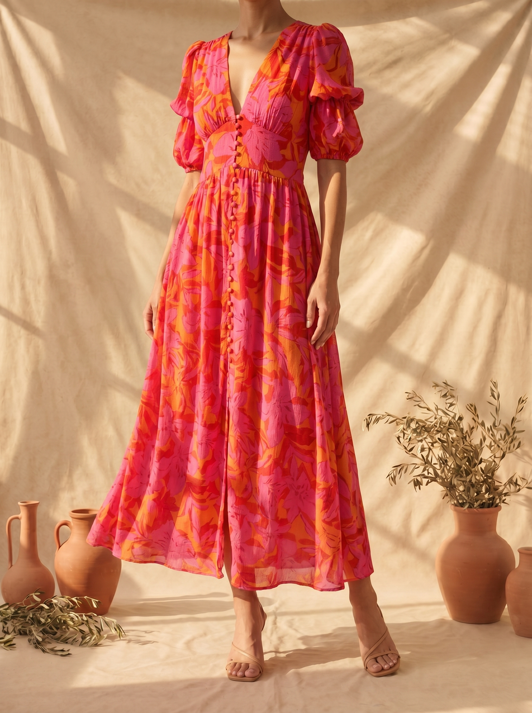 Armonía | Vestido largo «Resplandor solar»