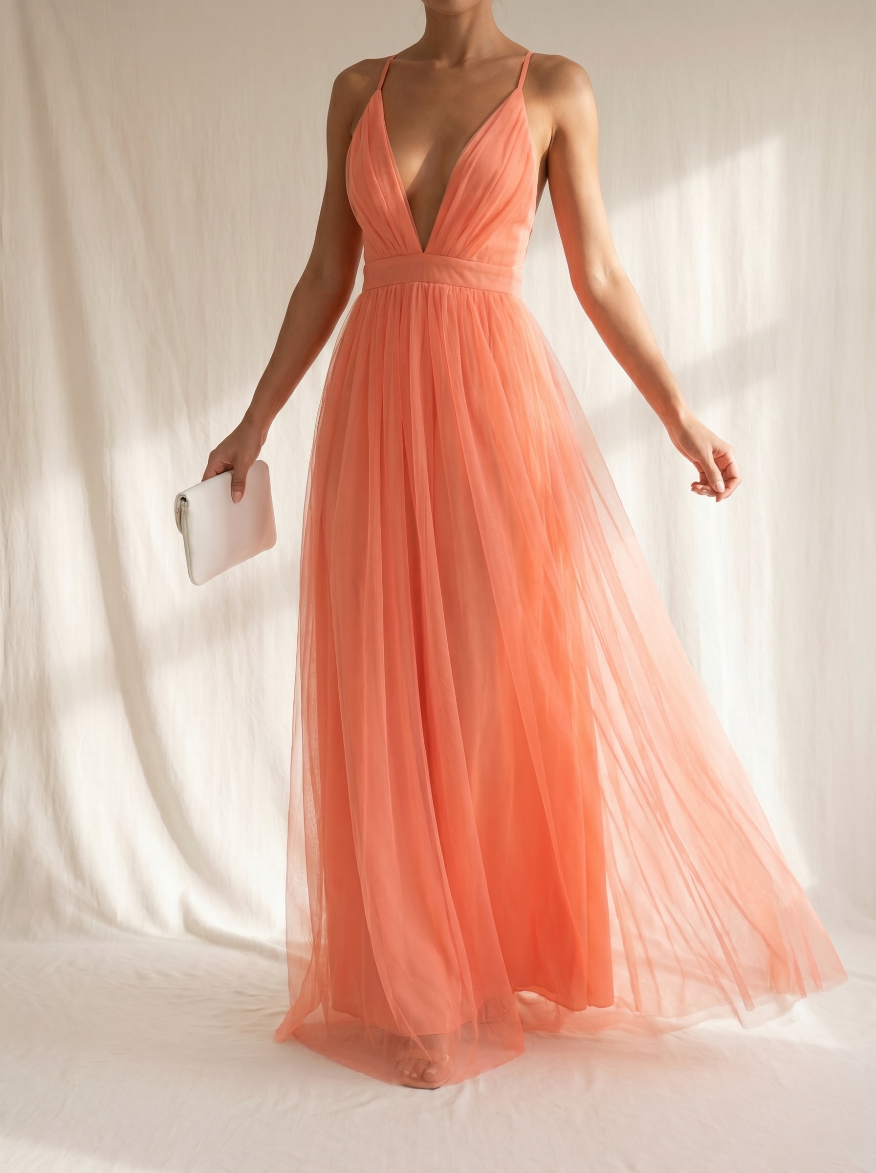 Ginebra | Vestido largo «Luce Corallo»