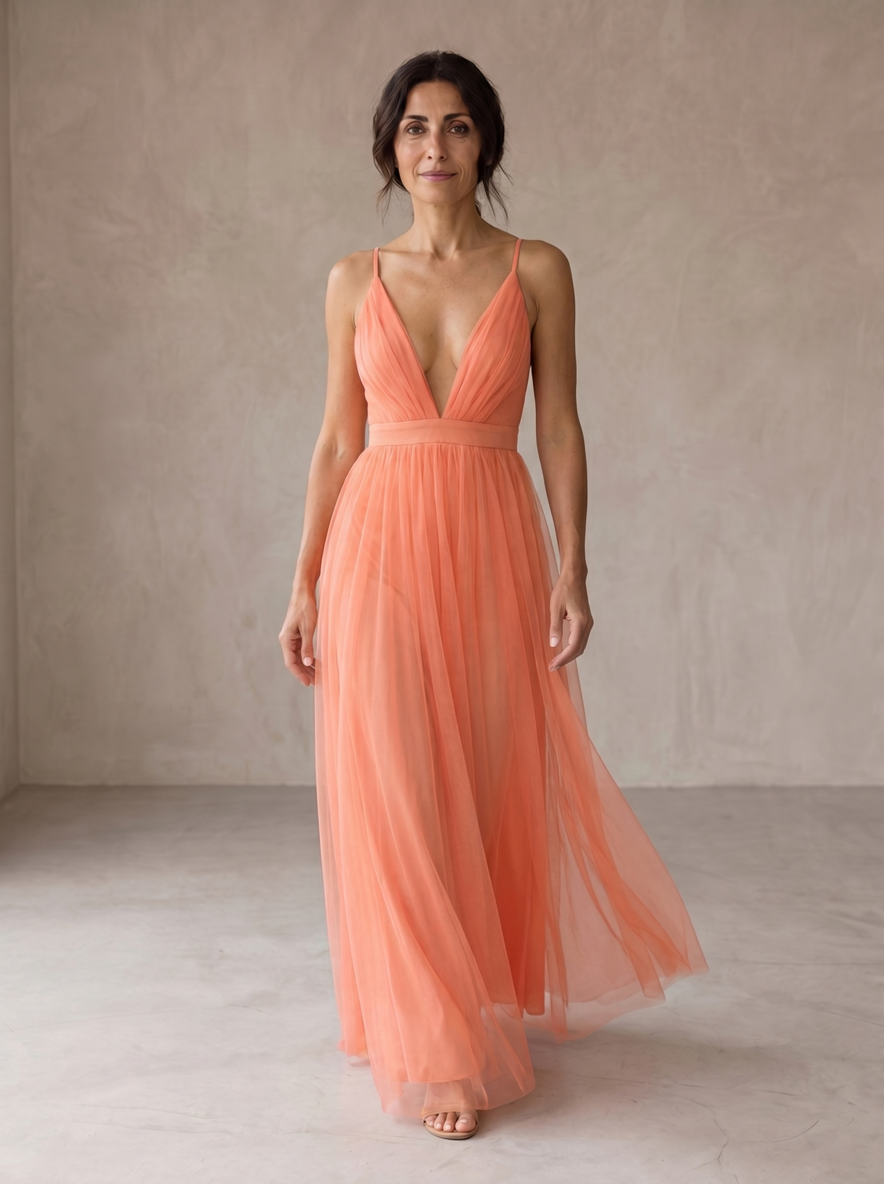 Ginebra | Vestido largo «Luce Corallo»