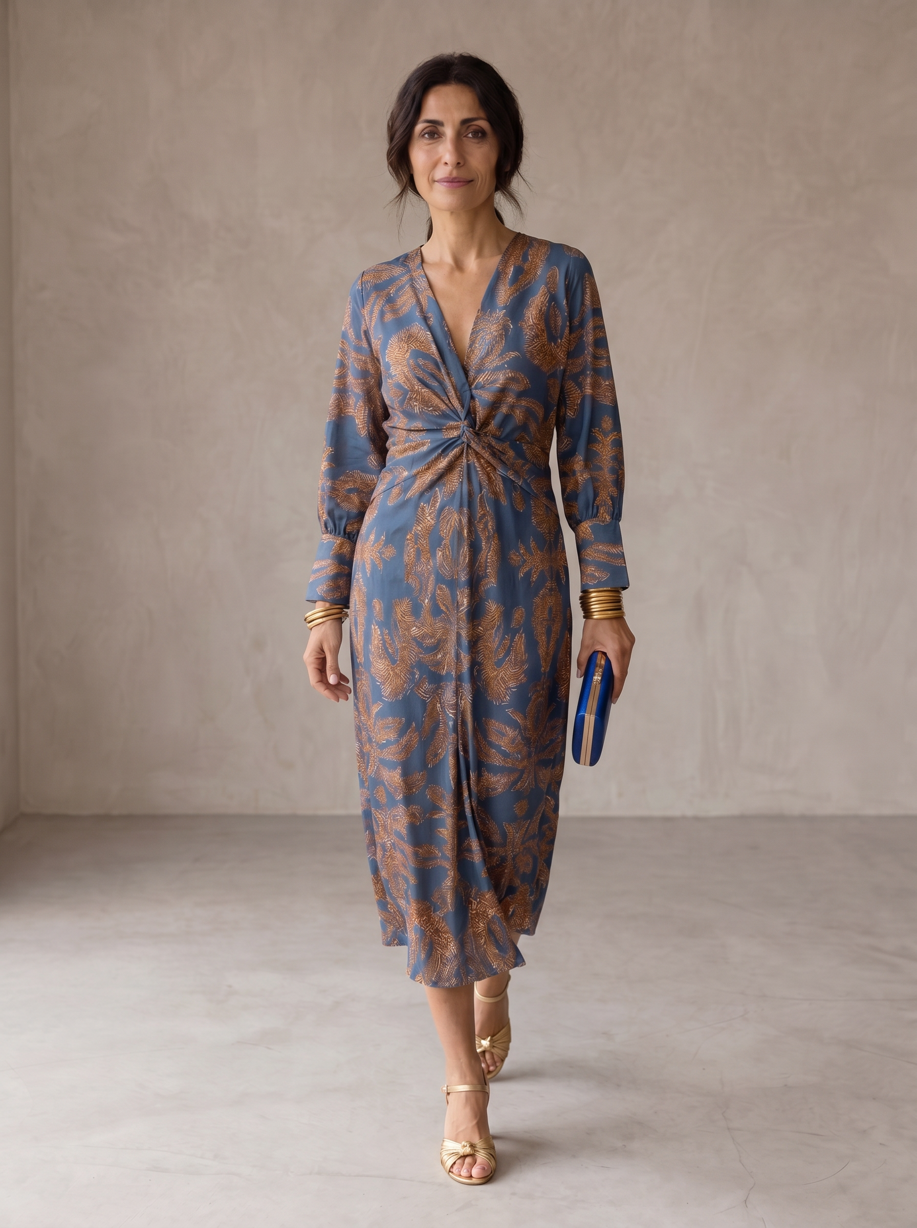 Celeste | Vestido midi