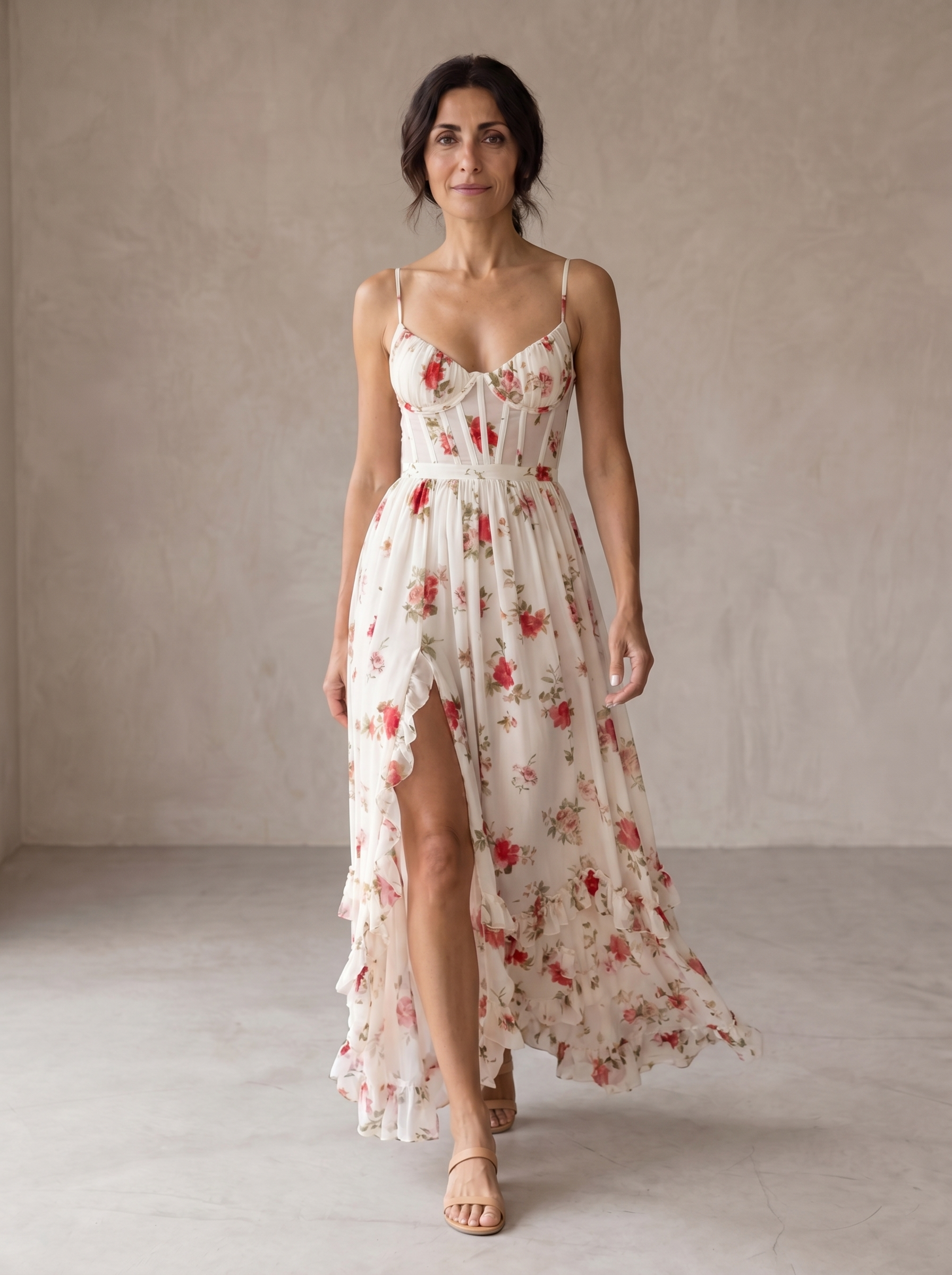 Scarlett | Vestido romántico con estampado floral