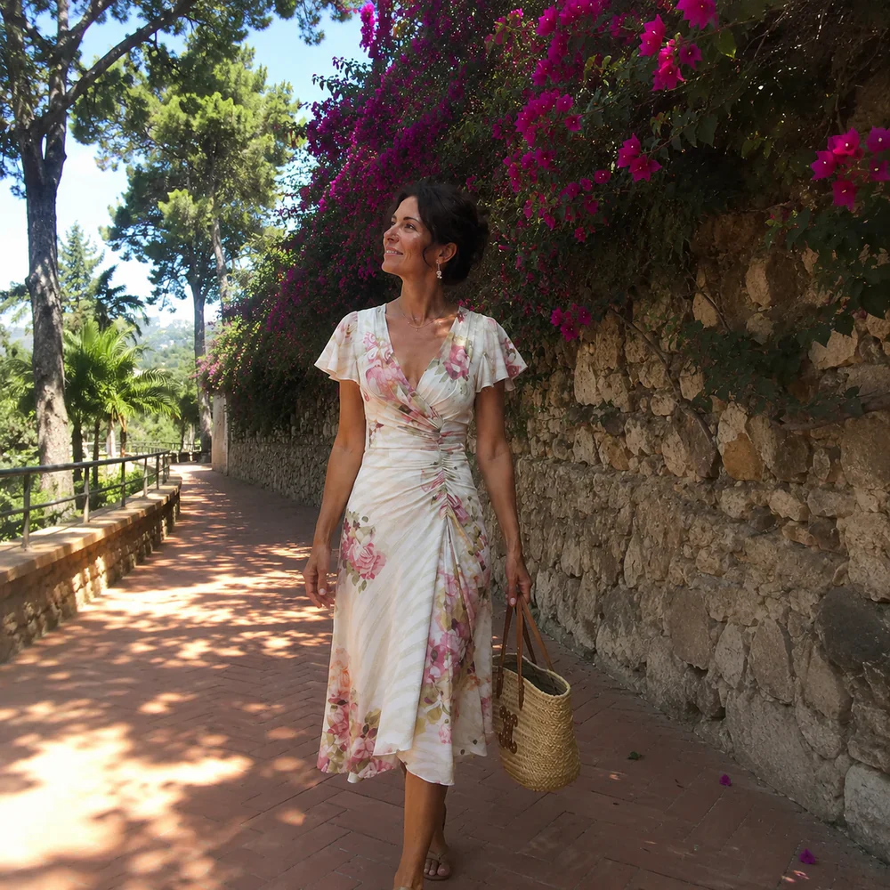 Letizia | Conjunto de tres piezas con cárdigan largo boho
