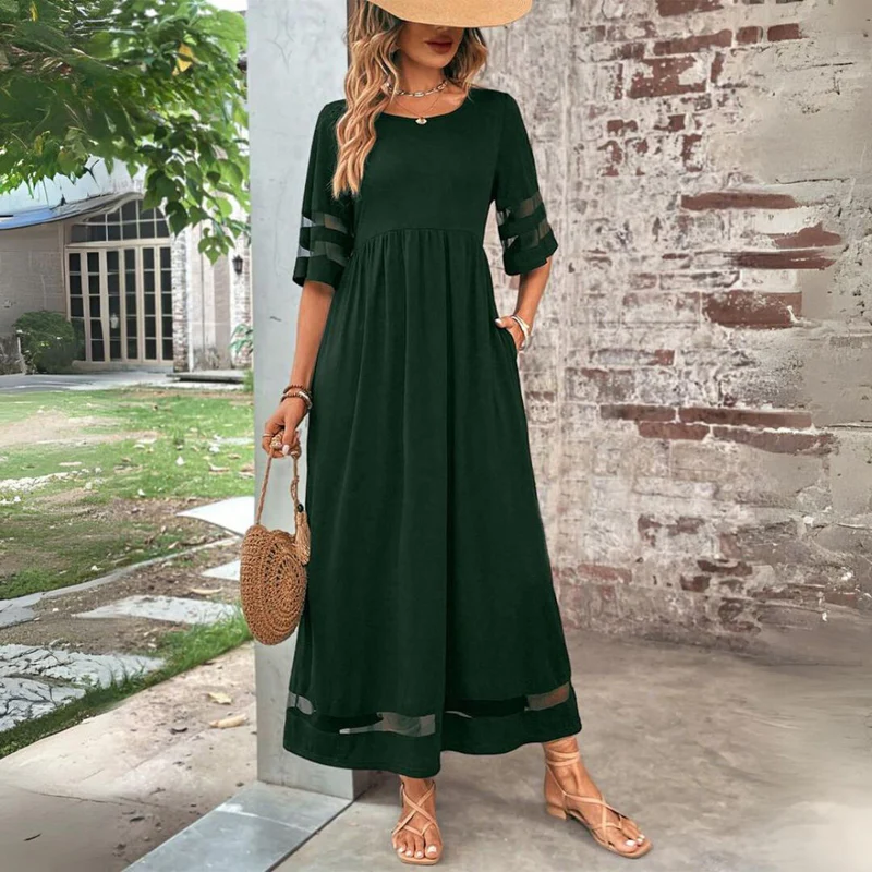 Cerelia | Vestido midi que realza la figura y estiliza el vientre