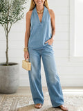 Ivy | Conjunto vaquero efecto vintage lavado suave