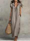 Camelia | Vestido maxi bohemio.